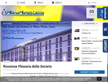 Tablet Screenshot of milano.federvolley.it